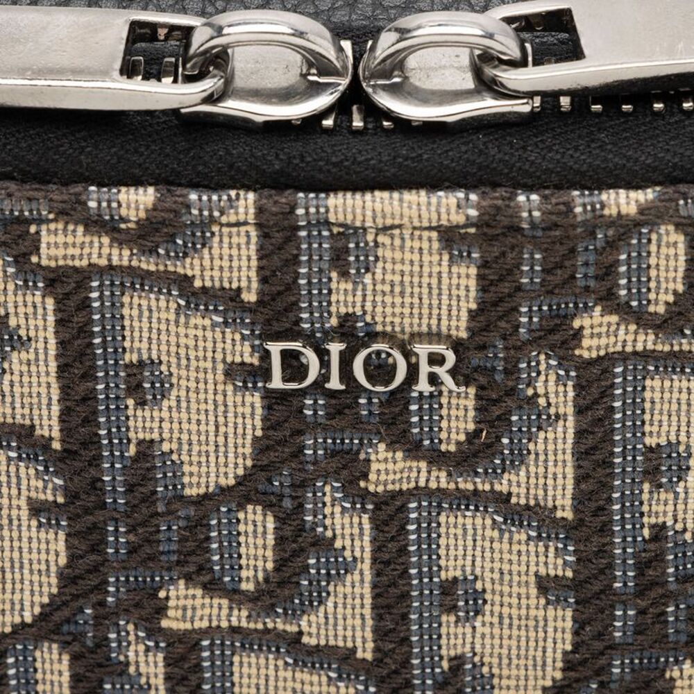 Dior Oblique Double Zip Pouch - Picture 10 of 12